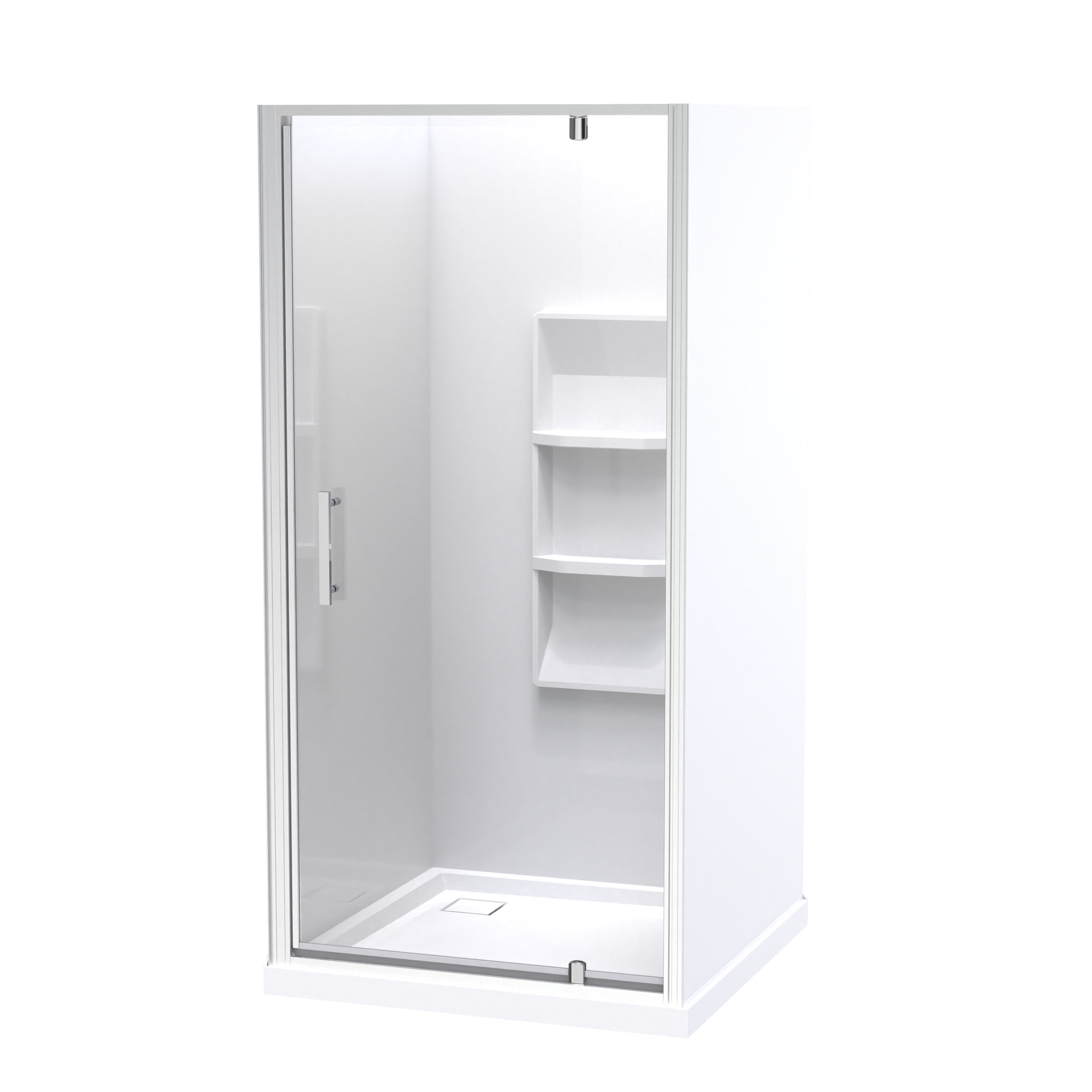 Amara 1000x1000 Alcove Shower