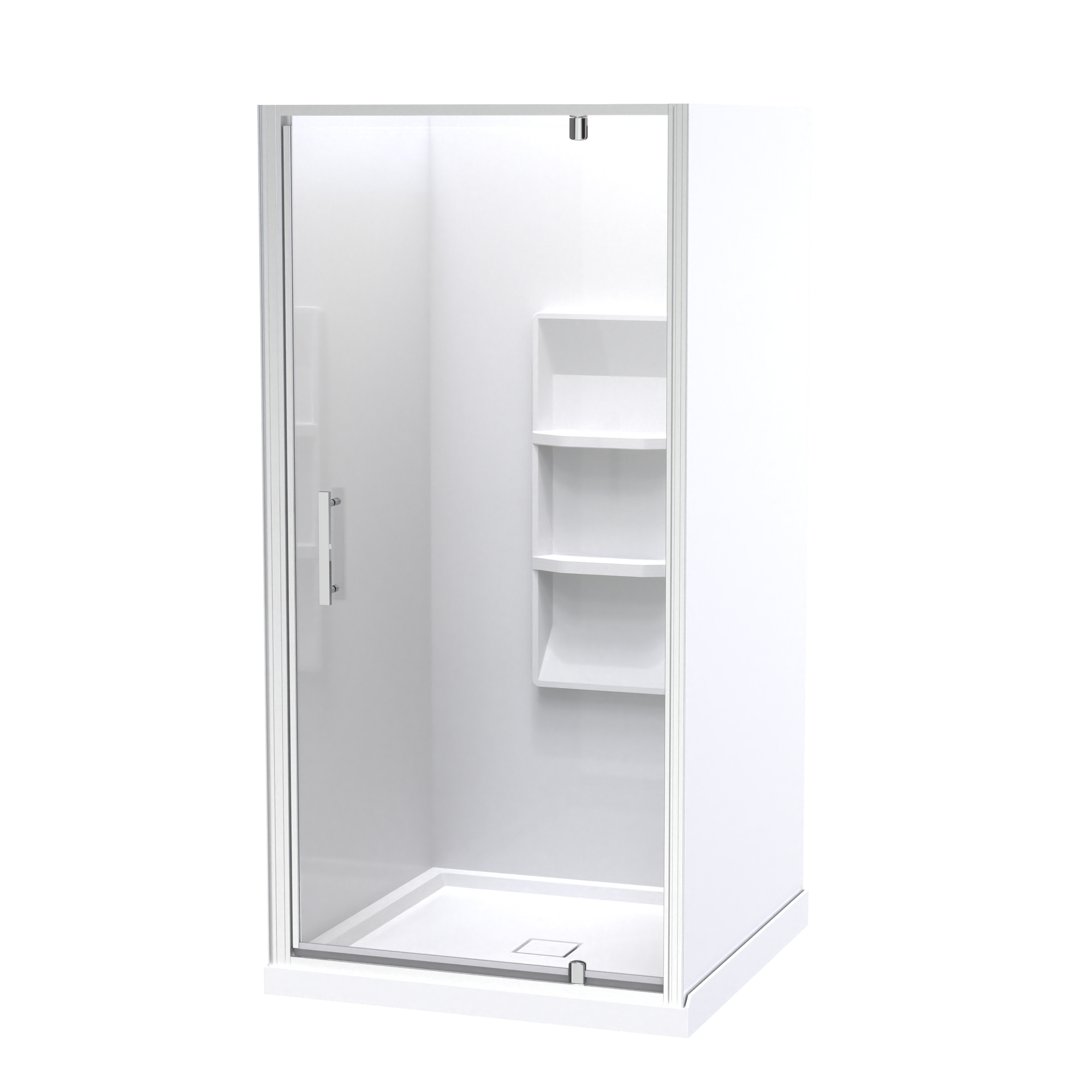 Amara 1000x1000 Alcove Shower