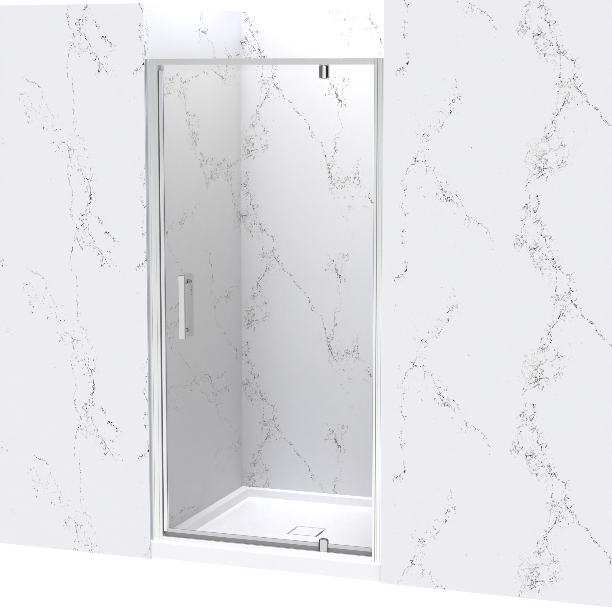 Amara 1000x1000 Alcove Shower