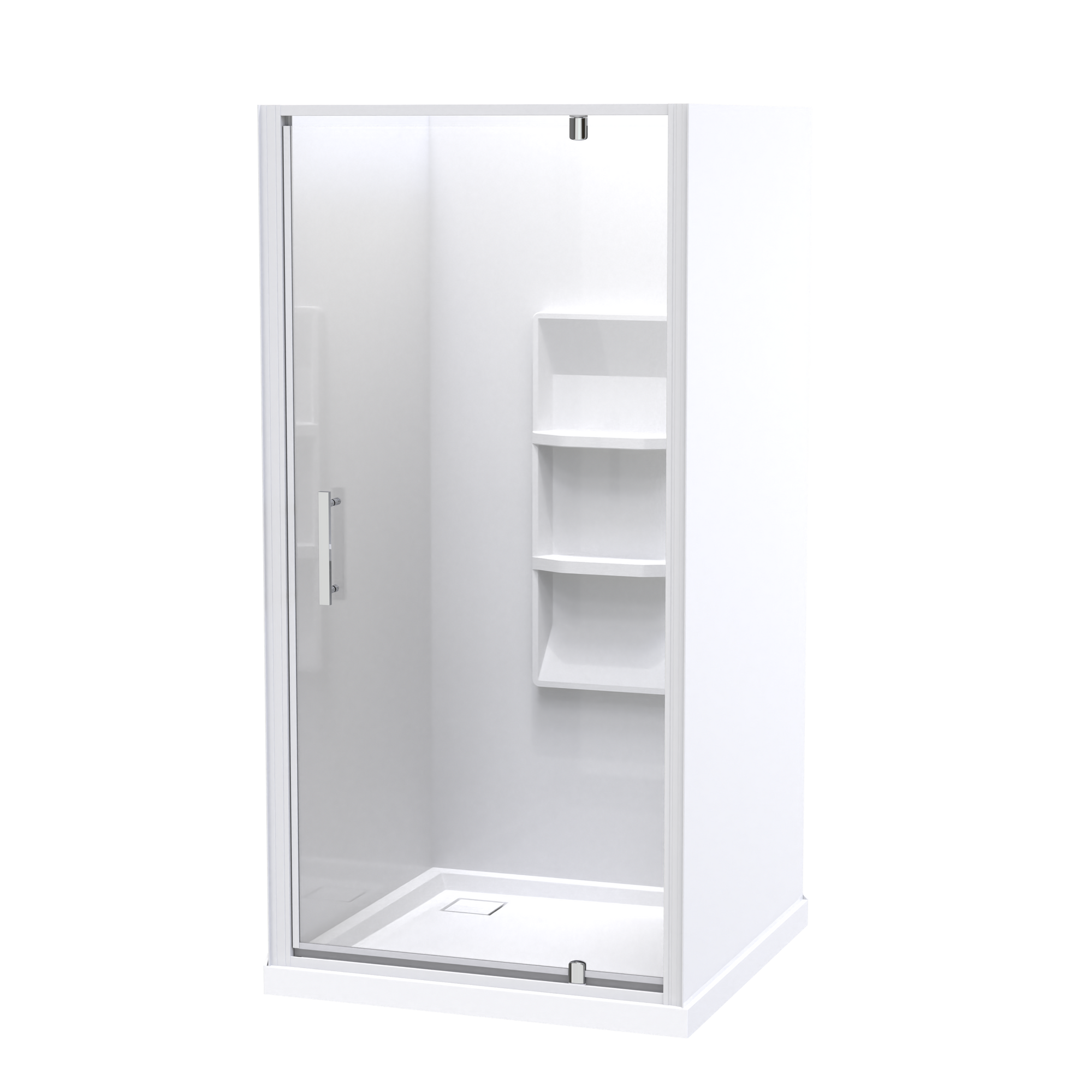 Amara 1000x1000 Alcove Shower