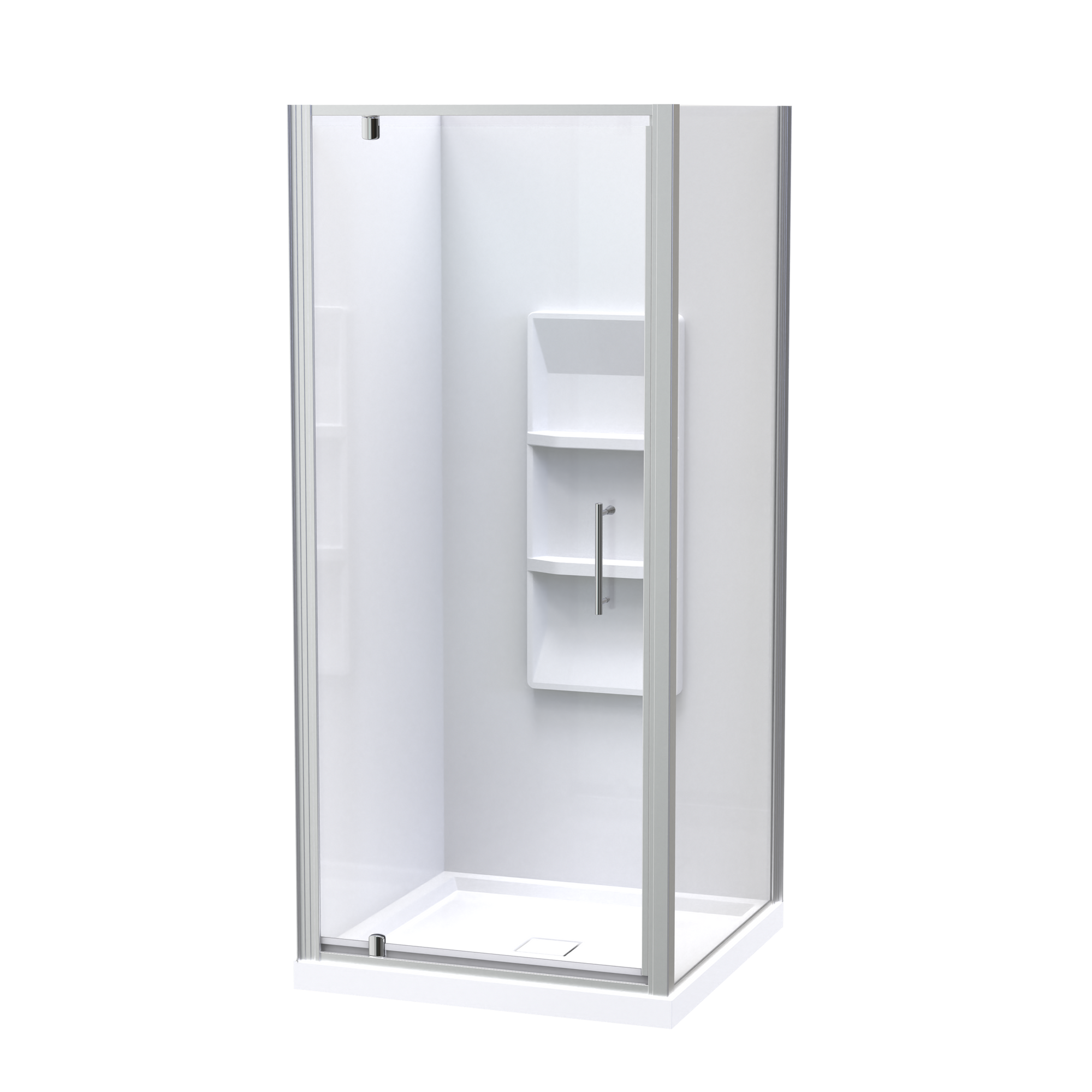 Eclipse 900x900 Two Wall Shower