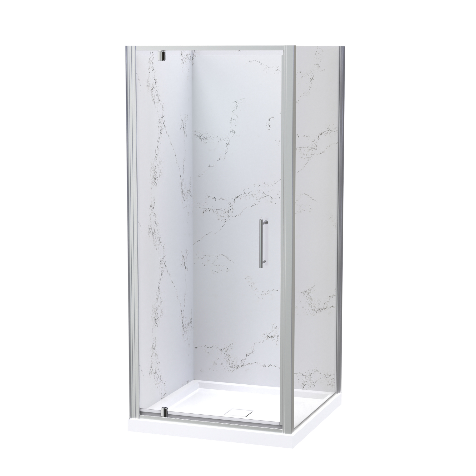 Eclipse 900x900 Two Wall Shower
