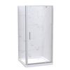 Soul 1000x1000 Two Wall Shower