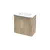 Array Riada Serifos 500 Left Hinge Wall Hand Basin