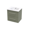 Array Kawhia Nera 600 Double Drawer Wall Vanity