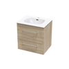 Array Oslo Nera 600 Double Drawer Wall Vanity