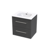 Array Oslo Nera 600 Double Drawer Wall Vanity