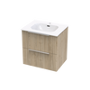 Array Riada Nera 600 Double Drawer Wall Vanity