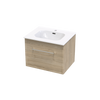 Array Berlin Nera 600 1 Drawer Wall Vanity