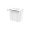Array Riada Serifos 600 Right Hinge Towel Rail Wall Hand Basin