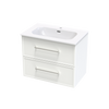 Array Berlin Nera 750 Double Drawer Wall Vanity