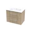 Array Kawhia Serifos 750 Double Drawer Wall Vanity