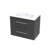 Array Kawhia Serifos 750 Double Drawer Wall Vanity