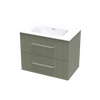 Array Kawhia Serifos 750 Double Drawer Wall Vanity