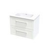 Array Oslo Serifos 750 Double Drawer Wall Vanity