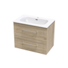 Array Oslo Nera 750 Double Drawer Wall Vanity