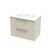 Array Riada Serifos 750 Double Drawer Wall Vanity