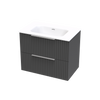 Array Riada Serifos 750 Double Drawer Wall Vanity