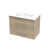 Array Berlin Serifos 800 Double Drawer Wall Vanity