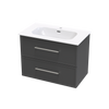 Array Berlin Nera 815 Double Drawer Wall Vanity
