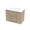 Array Kawhia Serifos 800 Double Drawer Wall Vanity