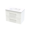 Array Oslo Serifos 800 Double Drawer Wall Vanity