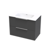 Array Riada Serifos 800 Double Drawer Wall Vanity