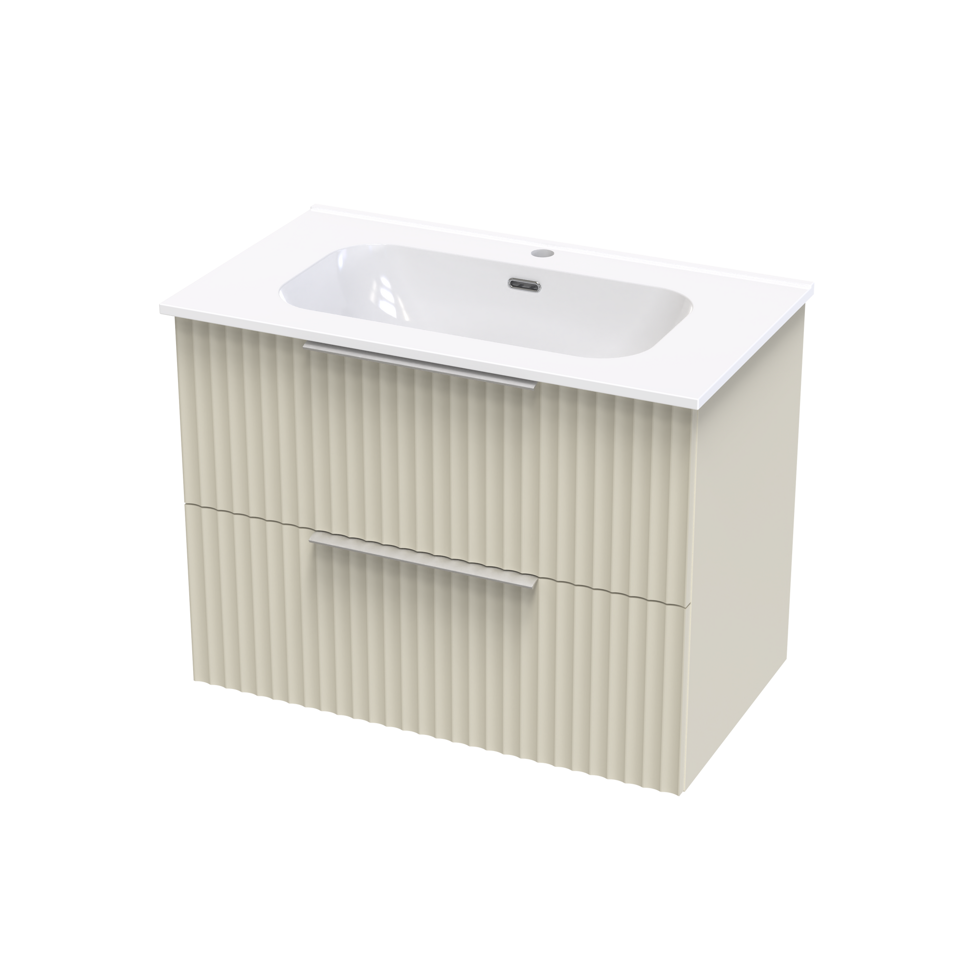 Array Drawer Array Riada Nera 815 Double Drawer Wall Vanity