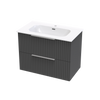 Array Riada Nera 815 Double Drawer Wall Vanity