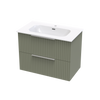 Array Riada Nera 815 Double Drawer Wall Vanity