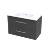 Array Berlin Serifos 900 Double Drawer Wall Vanity