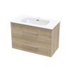 Array Berlin Nera 900 Double Drawer Wall Vanity