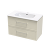 Array Berlin Nera 900 Double Drawer Wall Vanity