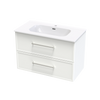 Array Berlin Nera 900 Double Drawer Wall Vanity
