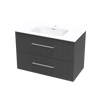 Array Kawhia Serifos 900 Double Drawer Wall Vanity