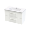 Array Kawhia Nera 900 Double Drawer Wall Vanity