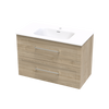 Array Oslo Serifos 900 Double Drawer Wall Vanity