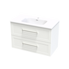 Array Oslo Serifos 900 Double Drawer Wall Vanity