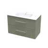 Array Oslo Serifos 900 Double Drawer Wall Vanity
