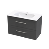 Array Oslo Nera 900 Double Drawer Wall Vanity