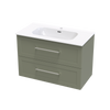 Array Oslo Nera 900 Double Drawer Wall Vanity