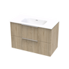 Array Riada Serifos 900 Double Drawer Wall Vanity