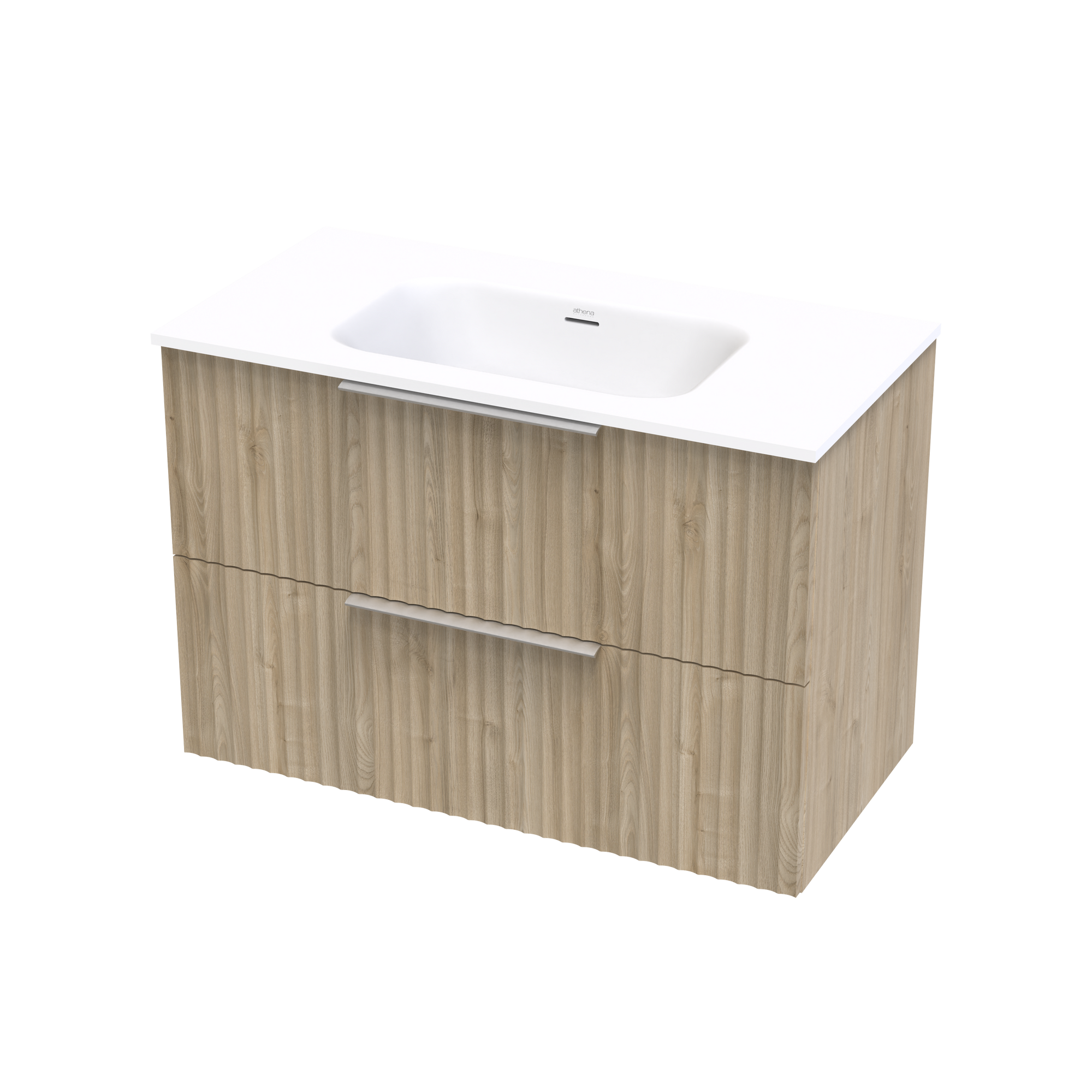Array Riada Serifos 900 Double Drawer Wall Vanity