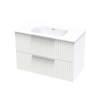 Array Riada Serifos 900 Double Drawer Wall Vanity