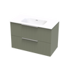 Array Riada Serifos 900 Double Drawer Wall Vanity