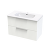 Array Riada Nera 900 Double Drawer Wall Vanity