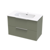 Array Riada Nera 900 Double Drawer Wall Vanity