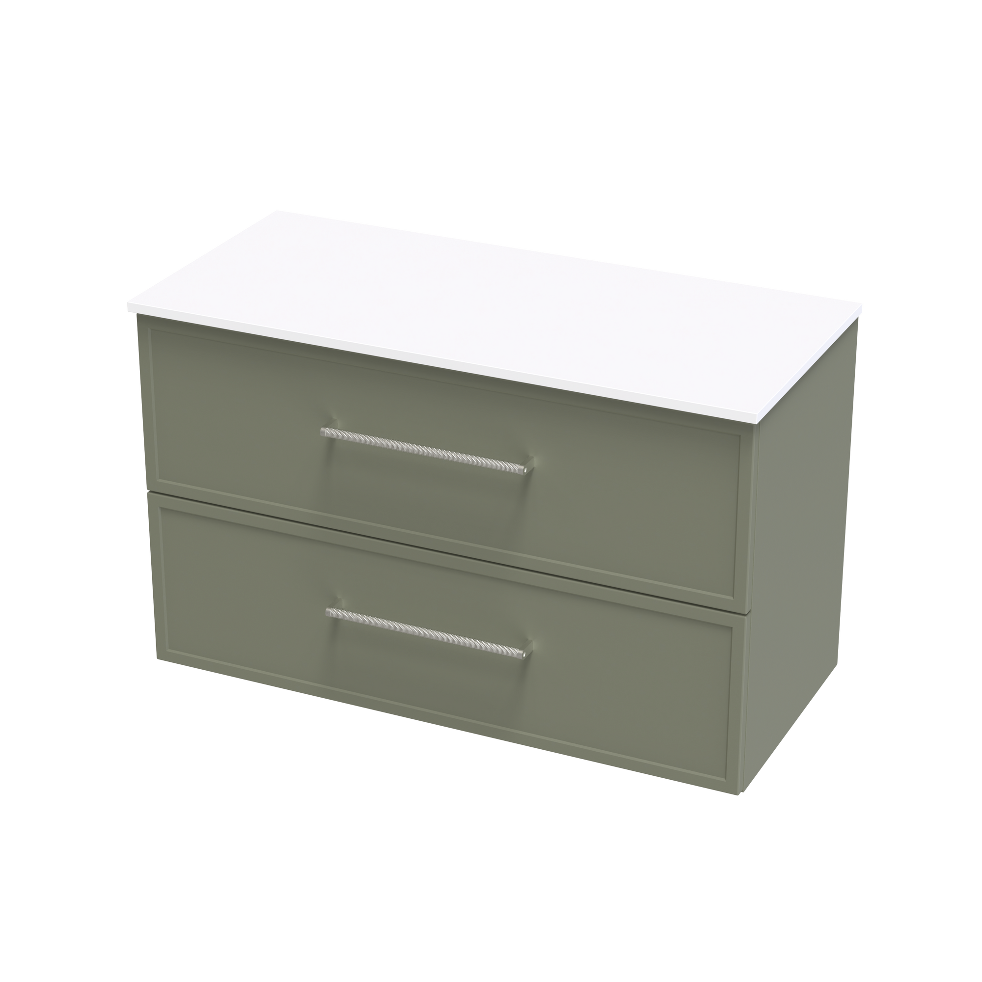Array Drawer Array Berlin Pro 1000 Double Drawer Wall Vanity