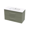 Array Kawhia Nera 1015 Double Drawer Wall Vanity