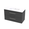 Array Oslo Serifos 1000 Double Drawer Wall Vanity